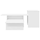 Konsolbord Hvid 91,5 x 35 x 38,5 cm Konstrueret træ