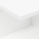 Sengebord 2 pcs Hvid 40 x 30 x 25 cm Konstrueret træ