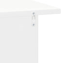 Sengebord 2 pcs Hvid 40 x 30 x 25 cm Konstrueret træ