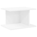 Sengebord 2 pcs Hvid 40 x 30 x 25 cm Konstrueret træ