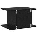 Sengebord Sort eg 40 x 30 x 25 cm Konstrueret træ