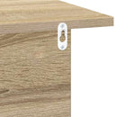 Sengebord Sonoma eg 40 x 30 x 25 cm Konstrueret træ