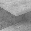 Sengebord Beton Grå 40 x 30 x 25 cm Konstrueret træ