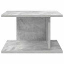 Sengebord 2 pcs Beton Grå 40 x 30 x 25 cm Konstrueret træ