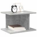 Sengebord 2 pcs Beton Grå 40 x 30 x 25 cm Konstrueret træ
