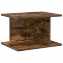 Sengebord 2 pcs Røget eg 40 x 30 x 25 cm Konstrueret træ
