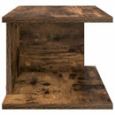 Sengebord 2 pcs Røget eg 40 x 30 x 25 cm Konstrueret træ