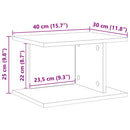Sengebord Gammelt træ 40 x 30 x 25 cm Konstrueret træ