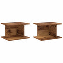 Sengebord 2 pcs Gammelt træ 40 x 30 x 25 cm Konstrueret træ