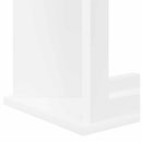 Endebord Hvid 35 x 25 x 50 cm Konstrueret træ