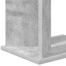 Endebord Beton Grå 35 x 25 x 50 cm Konstrueret træ