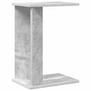 Endebord Beton Grå 35 x 25 x 50 cm Konstrueret træ
