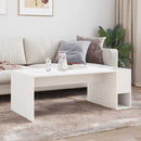 Sofabord Hvid 101,5 x 50 x 37 cm Konstrueret træ
