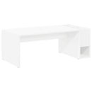 Sofabord Hvid 101,5 x 50 x 37 cm Konstrueret træ
