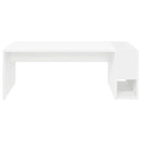 Sofabord Hvid 101,5 x 50 x 37 cm Konstrueret træ