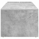Sofabord Beton Grå 101,5 x 50 x 37 cm Konstrueret træ