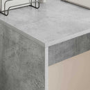 Bord Beton Grå Konstrueret træ 109 x 50 x 78 cm