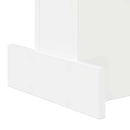 Endebord Hvid 35,5 x 35 x 40 cm Konstrueret træ
