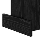 Endebord Sort eg 35,5 x 35 x 40 cm Konstrueret træ