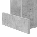 Endebord Beton Grå 35,5 x 35 x 40 cm Konstrueret træ