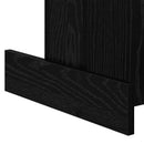 Endebord Sort eg 44,5 x 45 x 55 cm Konstrueret træ