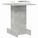Endebord Beton Grå 44,5 x 45 x 55 cm Konstrueret træ