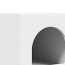 Sengebord 2 pcs Hvid 29,5 x 33,5 x 50 cm Konstrueret træ