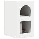 Sengebord ELST 2 stk. Hvid 29,5 x 33,5 x 50 cm Konstrueret træ