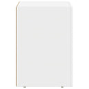 Sengebord ELST 2 stk. Hvid 29,5 x 33,5 x 50 cm Konstrueret træ