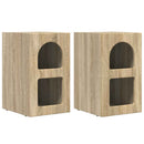 Sengebord ELST 2 stk. Sonoma eg 29,5 x 33,5 x 50 cm