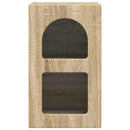 Sengebord 2 pcs Sonoma eg 29,5 x 33,5 x 50 cm Konstrueret træ