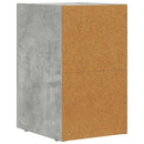Sengebord Beton Grå 29,5 x 33,5 x 50 cm Konstrueret træ