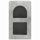 Sengebord Beton Grå 29,5 x 33,5 x 50 cm Konstrueret træ