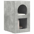 Sengebord Beton Grå 29,5 x 33,5 x 50 cm Konstrueret træ
