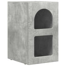 Sengebord 2 pcs Beton Grå 29,5 x 33,5 x 50 cm Konstrueret træ