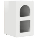 Sengebord ELST 2 stk. Høj gloss hvid 29,5 x 33,5 x 50 cm