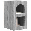 Sengebord Grå Sonoma 29,5 x 33,5 x 50 cm Konstrueret træ