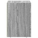 Sengebord 2 pcs Grå Sonoma 29,5 x 33,5 x 50 cm Konstrueret træ