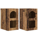 Sengebord 2 pcs Gammelt træ 29,5 x 33,5 x 50 cm Konstrueret træ