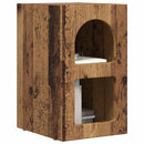 Sengebord 2 pcs Gammelt træ 29,5 x 33,5 x 50 cm Konstrueret træ