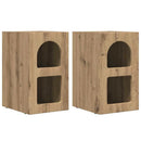 Sengebord ELST 2 stk. Artisan Egetræ 29,5 x 33,5 x 50 cm