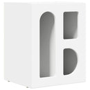 Sengebord ELST 2 stk. Hvid 40 x 35 x 50 cm Konstrueret træ