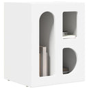 Sengebord ELST 2 stk. Hvid 40 x 35 x 50 cm Konstrueret træ