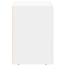 Sengebord ELST 2 stk. Hvid 40 x 35 x 50 cm Konstrueret træ