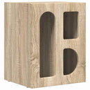 Sengebord 2 pcs Sonoma eg 40 x 35 x 50 cm Konstrueret træ