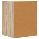 Sengebord ELST 2 stk. Sonoma eg 40 x 35 x 50 cm Konstrueret træ