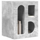 Sengebord ELST 2 stk. Beton Grå 40 x 35 x 50 cm Konstrueret træ
