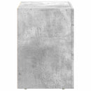 Sengebord ELST 2 stk. Beton Grå 40 x 35 x 50 cm Konstrueret træ