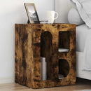 Sengebord ELST 2 stk. Røget eg 40 x 35 x 50 cm Konstrueret træ
