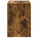 Sengebord 2 pcs Røget eg 40 x 35 x 50 cm Konstrueret træ